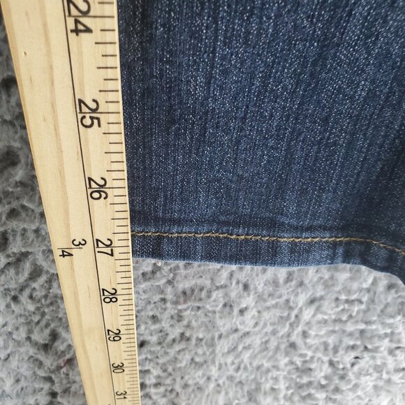 Jag Jeans Womens 14 Short Blue Pull-On Stretch Denim Mid Rise Elastic Waist - Picture 9 of 12